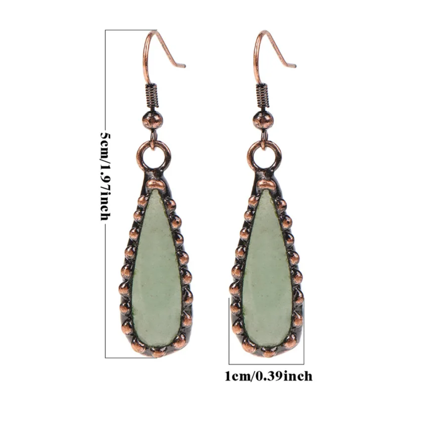 Retro Crystal Waterdrop Earrings – Long Drop Statement Earrings
